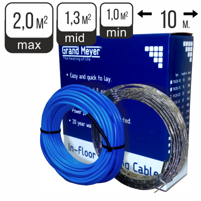 GRAND MEYER THC 20-10 греющий кабель в стяжку