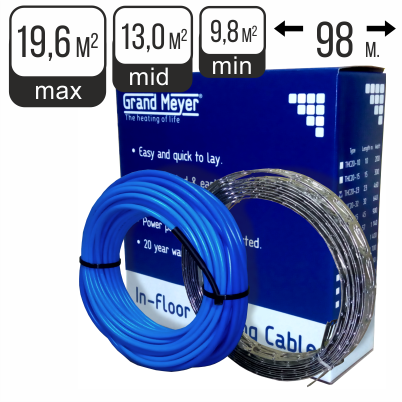 GRAND MEYER THC20-98 греющий кабель в стяжку