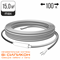 Силиконовый греющий кабель СНКД 30-3000-100 Длина кабеля 100 метров